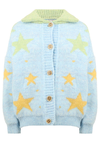 Maglione Cardigan — Light Blue