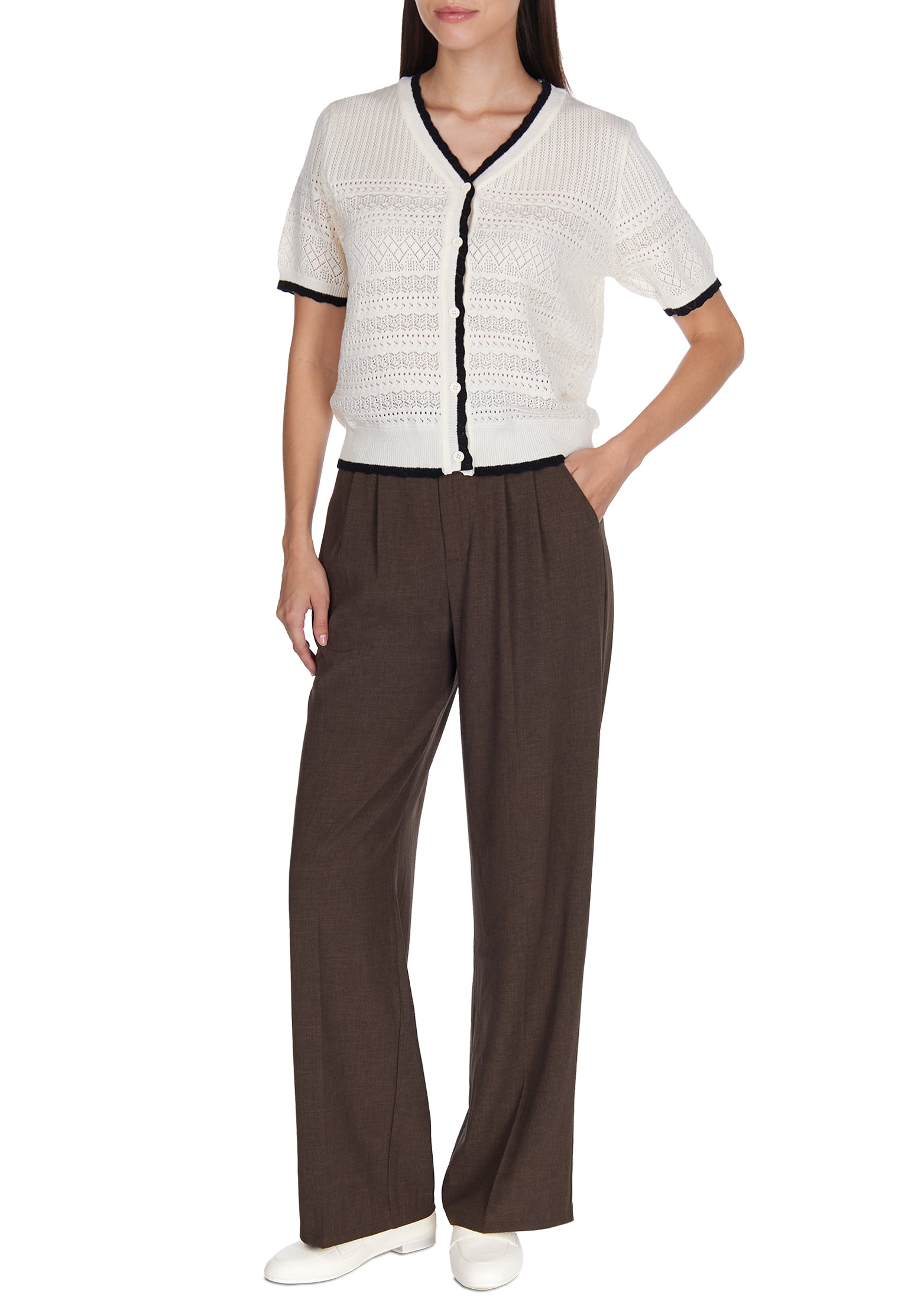 Macchiagodena Cardigan — White