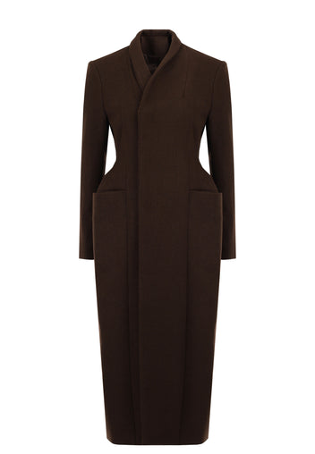Cadorago Coat — Brown