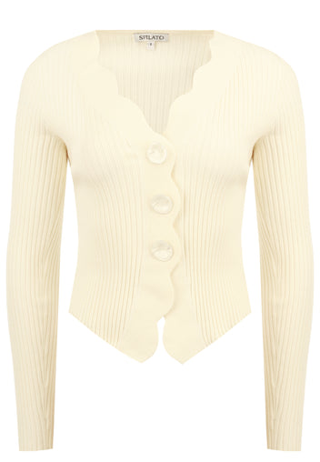 Maglie Cardigan — White