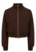 Landiona Bomber Jacket — Dark Brown