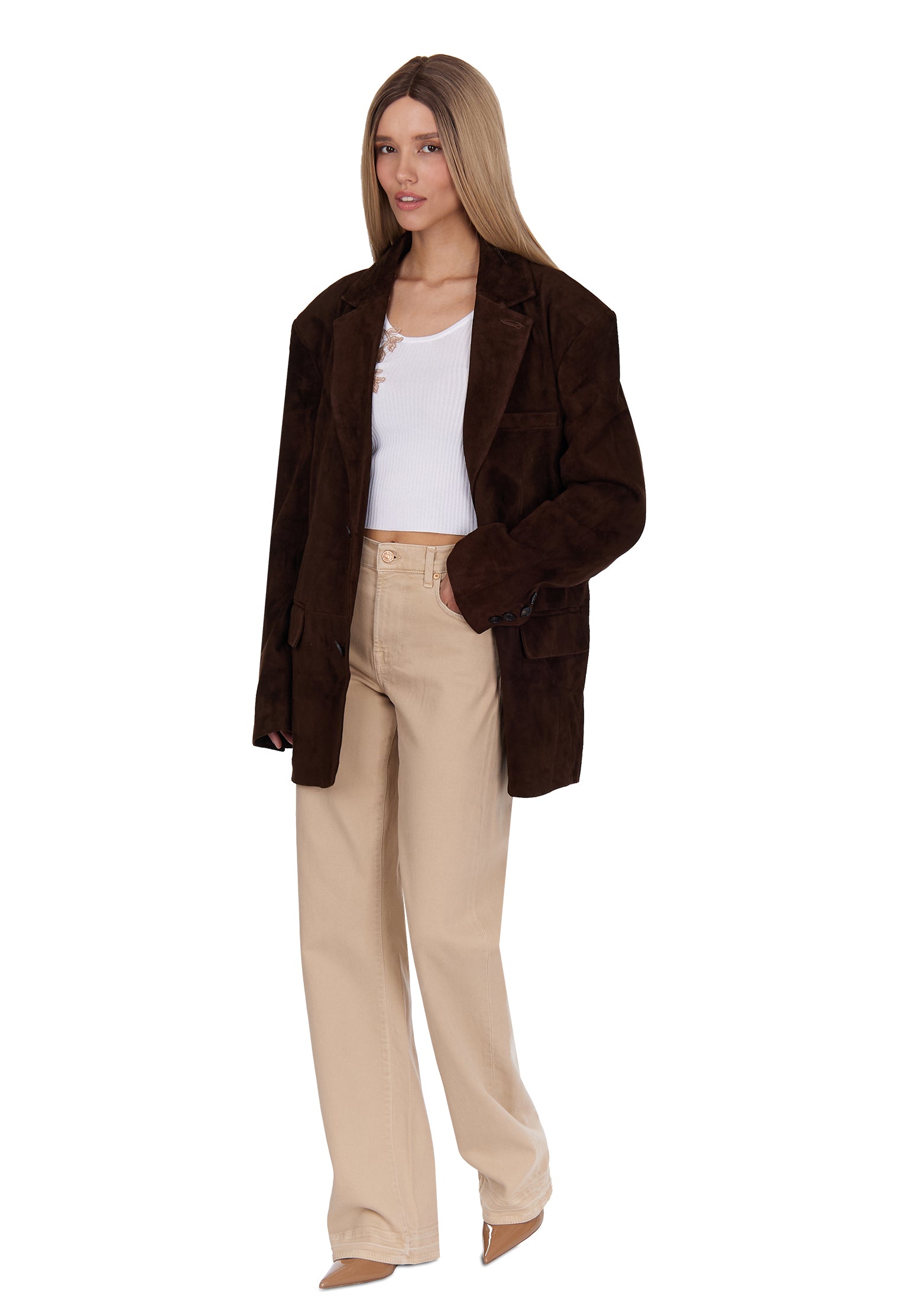 Belluno Blazer — Brown