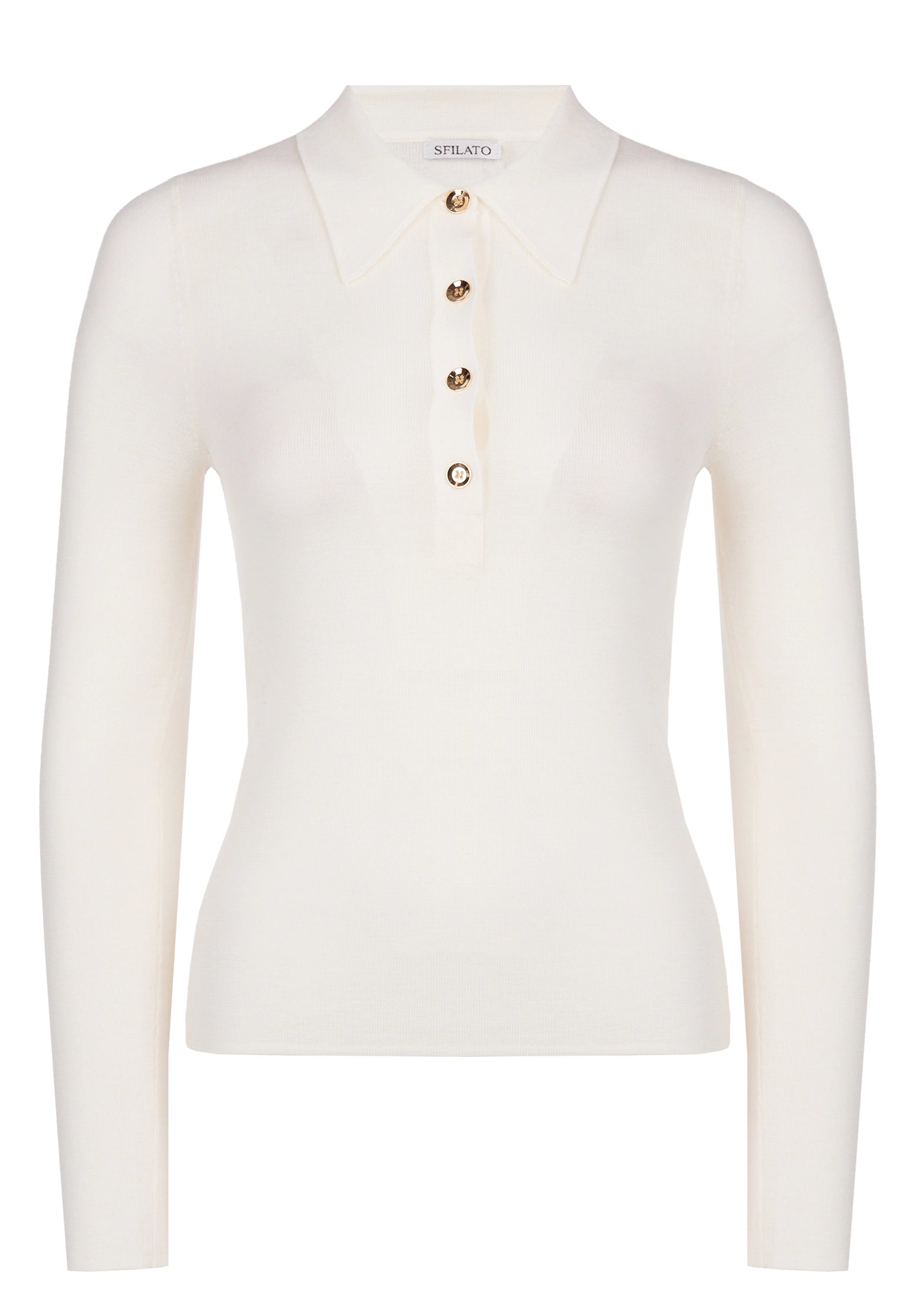 White Sfilato pullover - view 1
