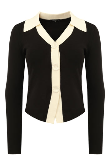 Manoppello Cardigan — Black