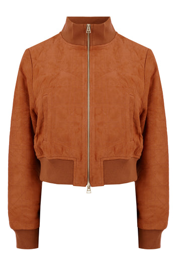 Landiona Bomber Jacket — Light Brown