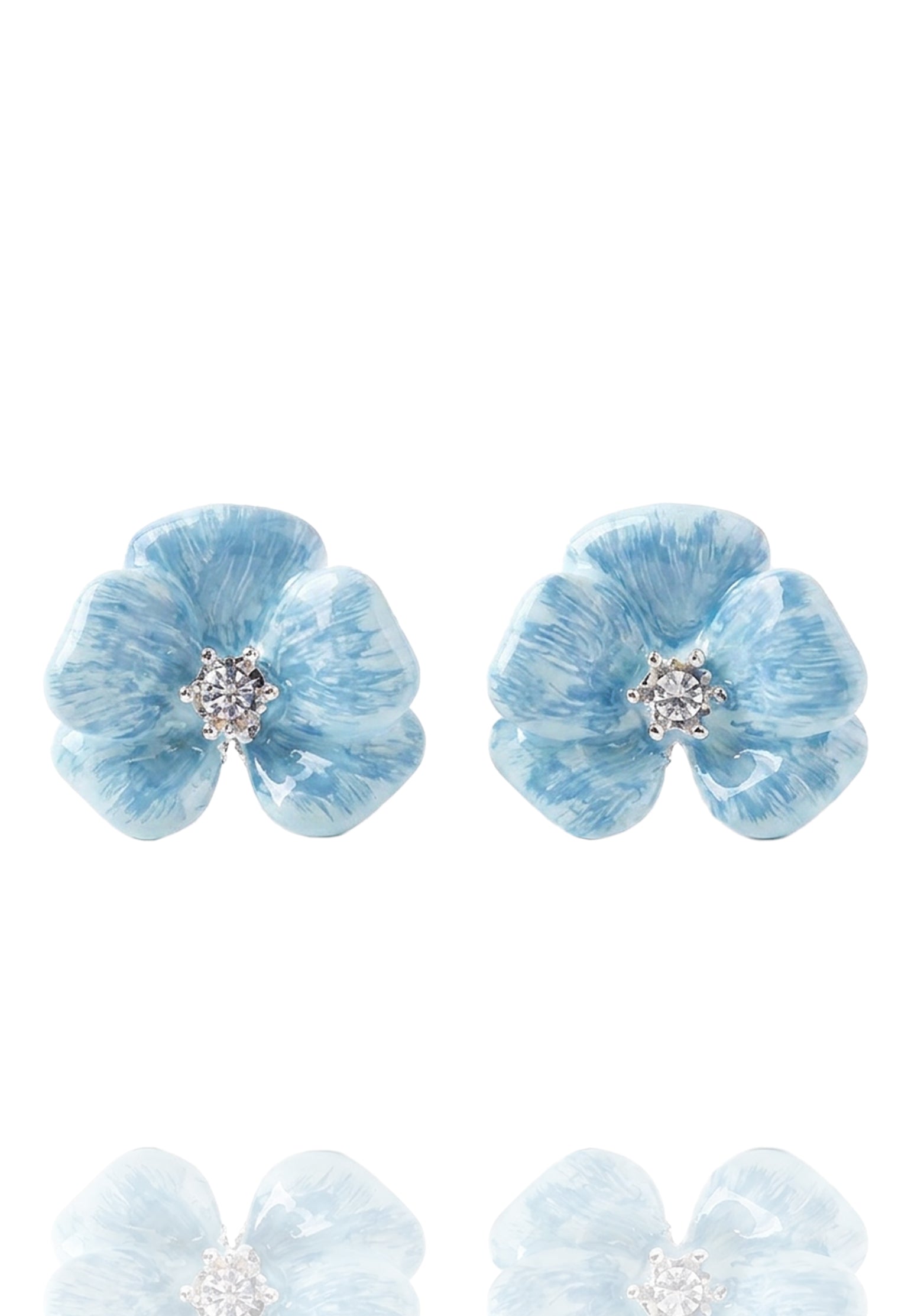 Alpette Earrings — Light Blue