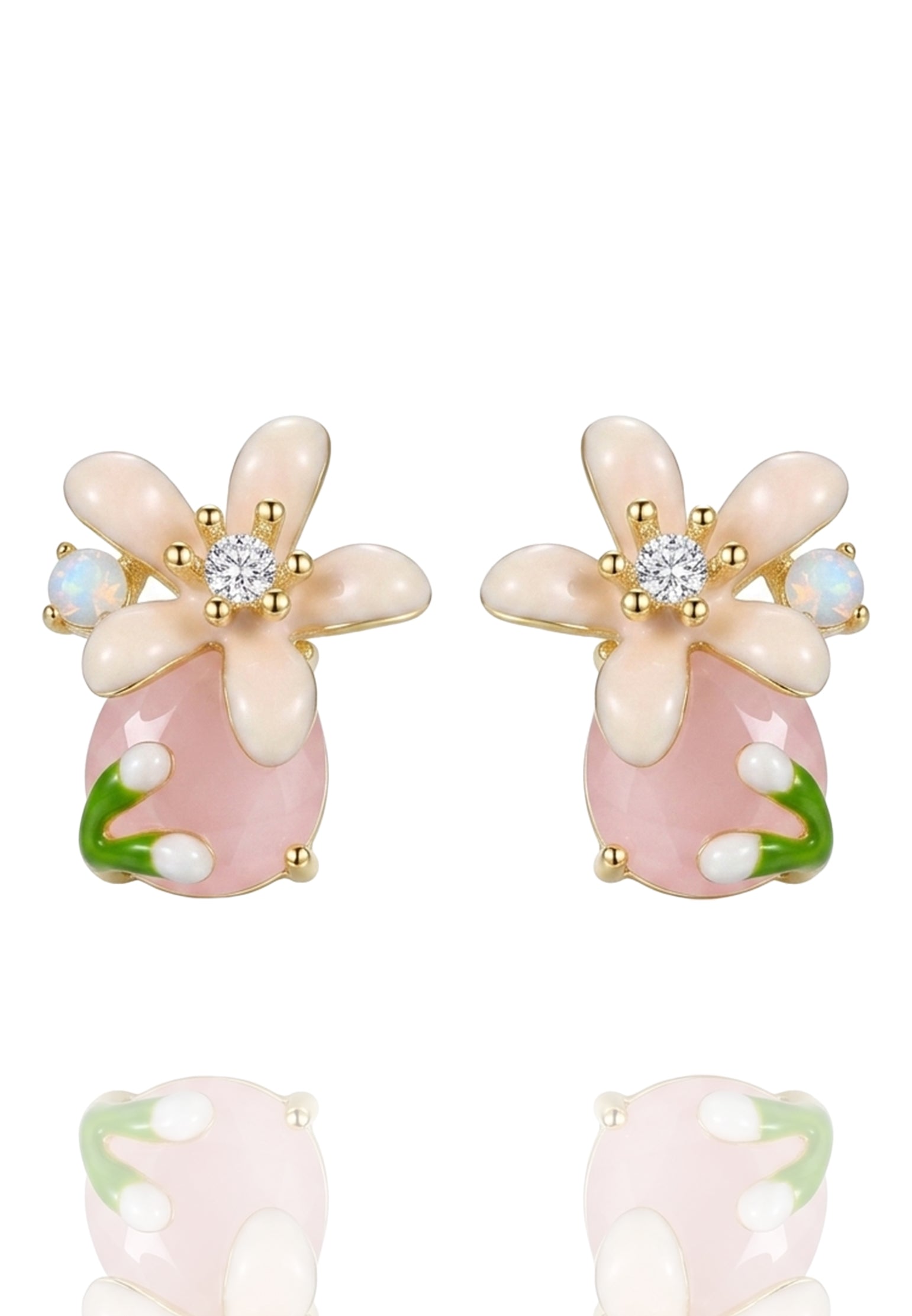 Alfianello Earrings — Pink