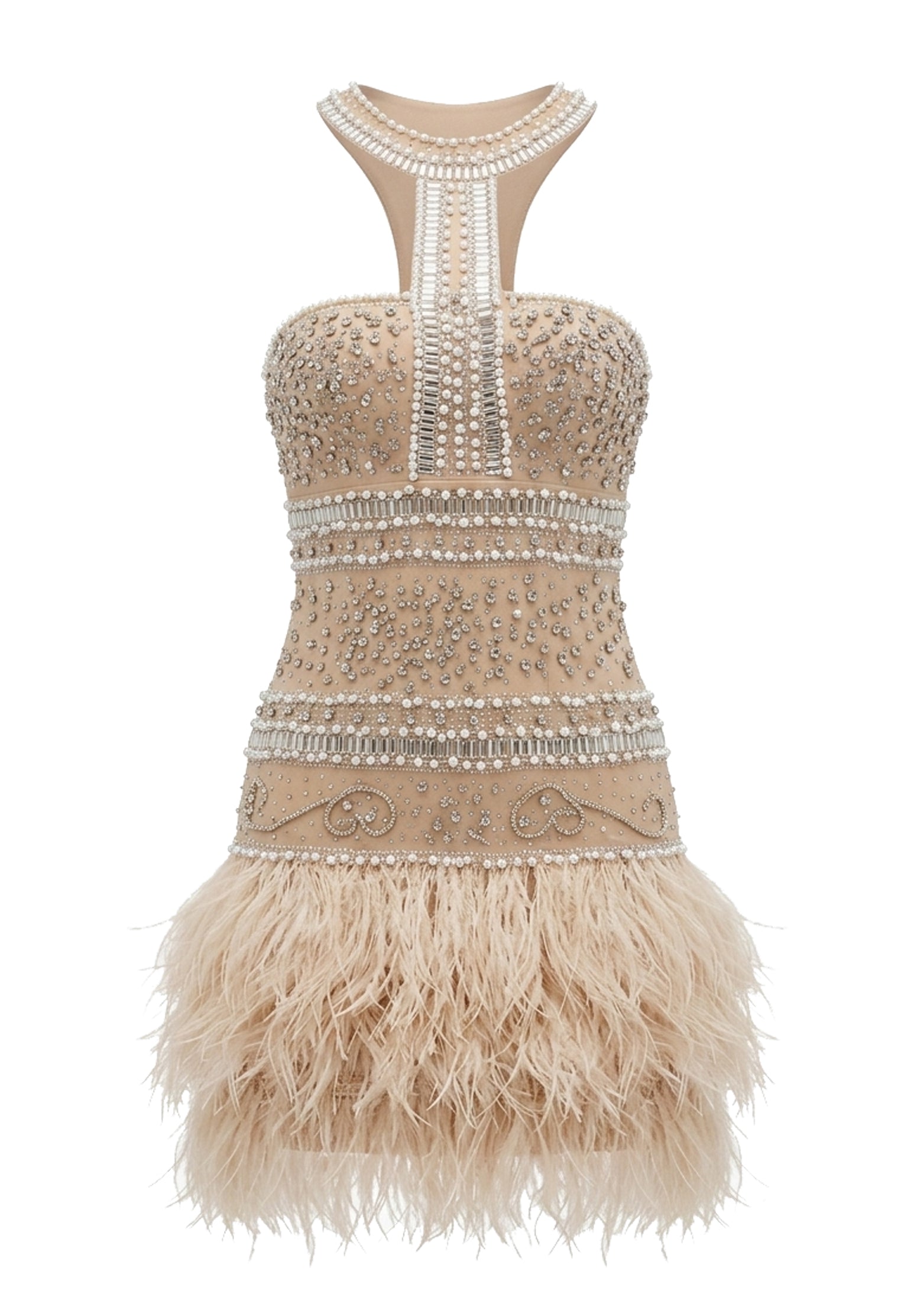 Pella Dress — Beige