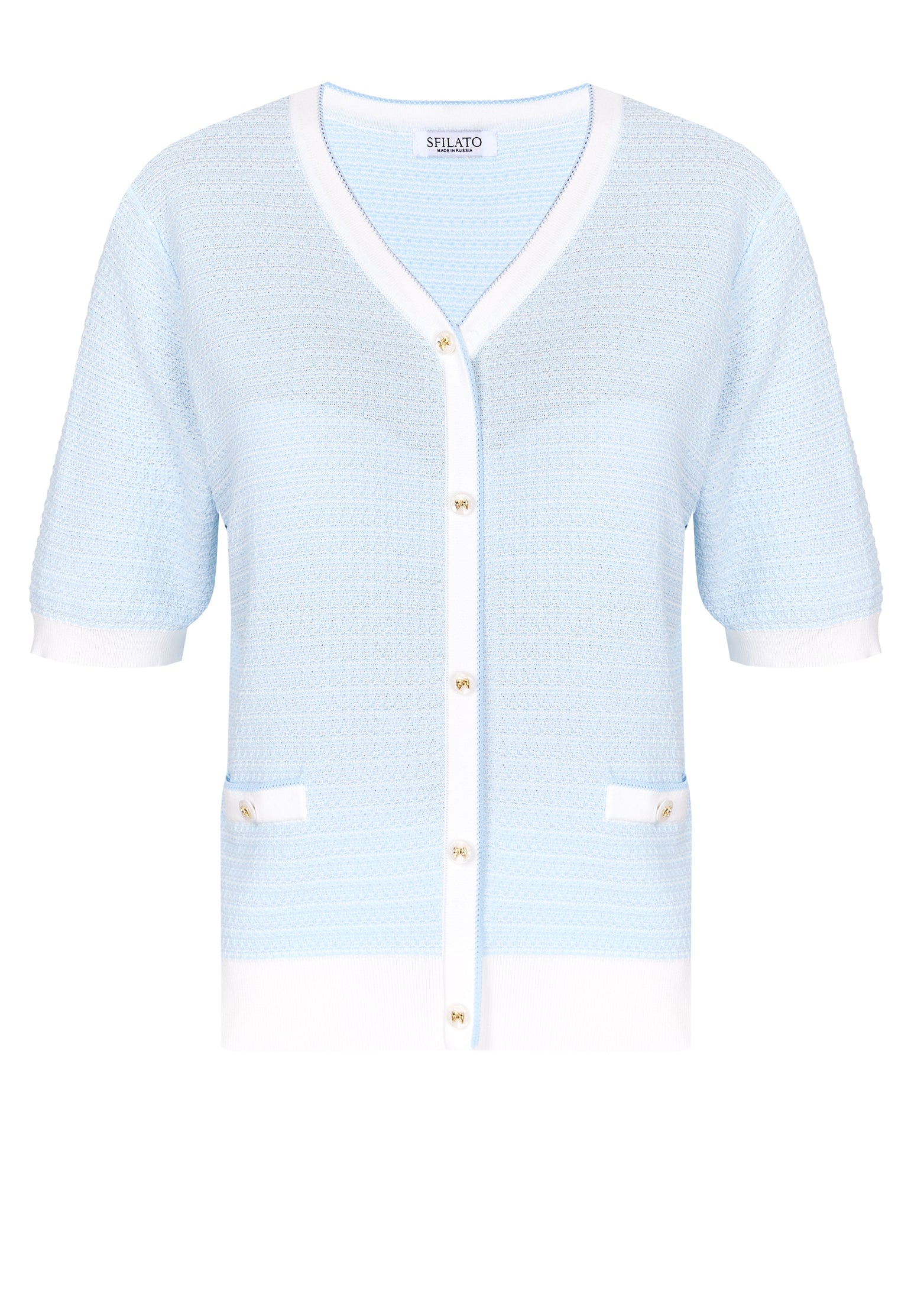 Macchia Cardigan — Light Blue