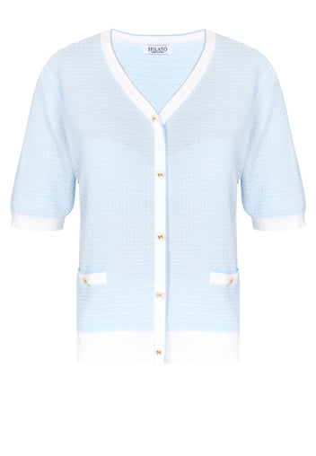 Macchia Cardigan — Light Blue