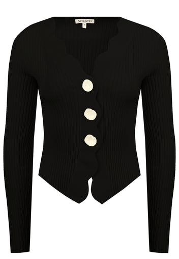 Maglie Cardigan — Black