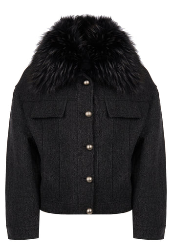 Sfilato Down Jacket 527 — Dark Grey