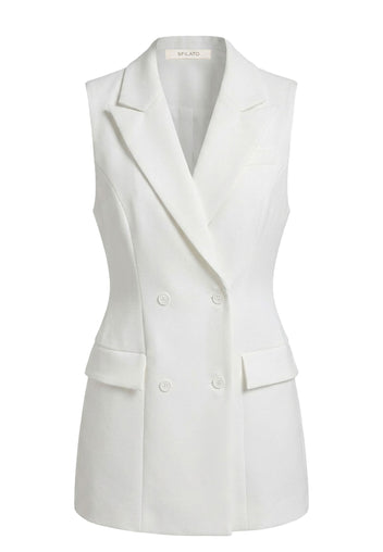 Pellizzano Vest — White