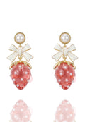 Alfedena Earrings — Red