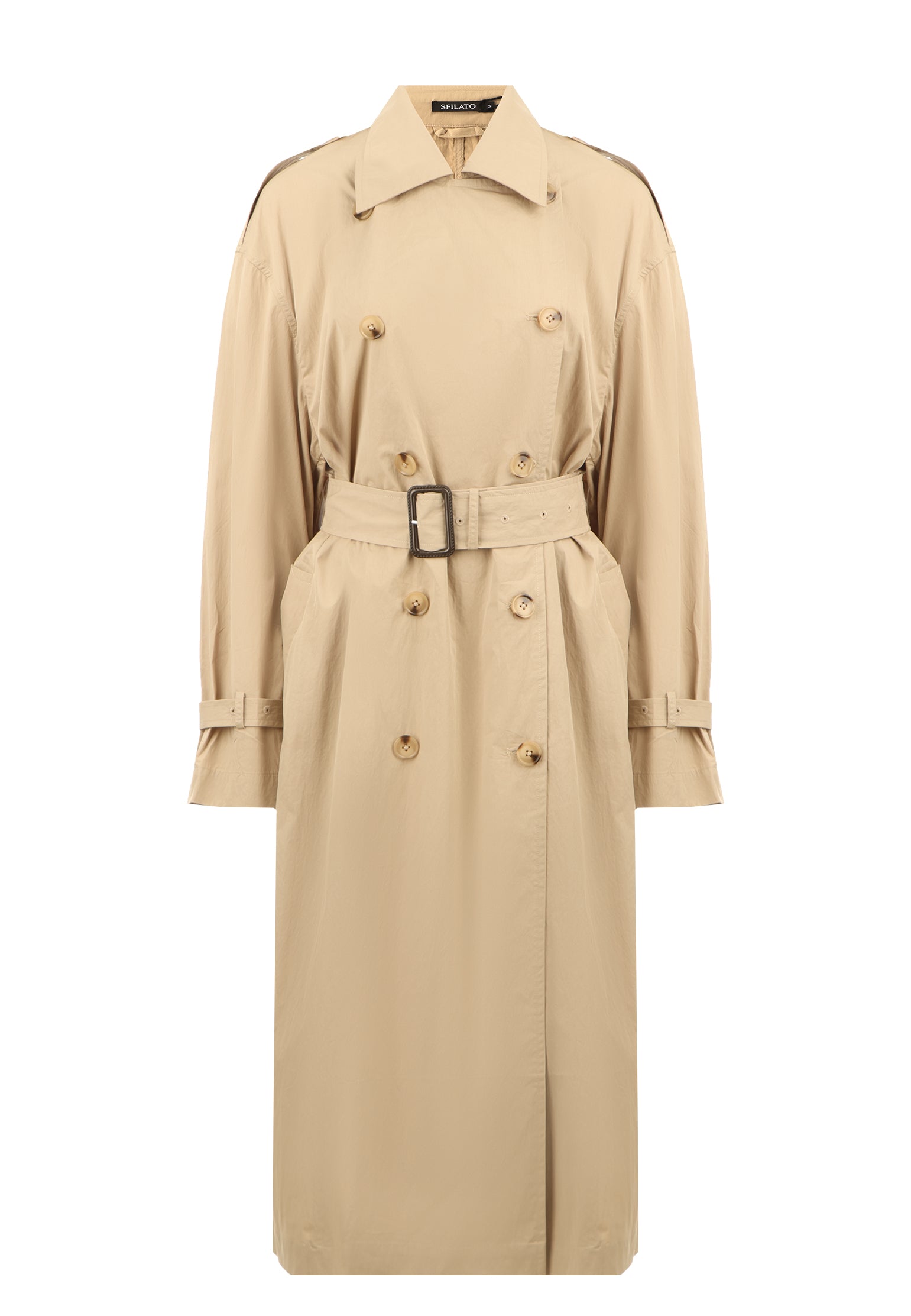 Offida Trench Coat — Beige