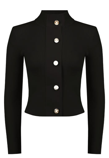 Manocalzati Cardigan — Black