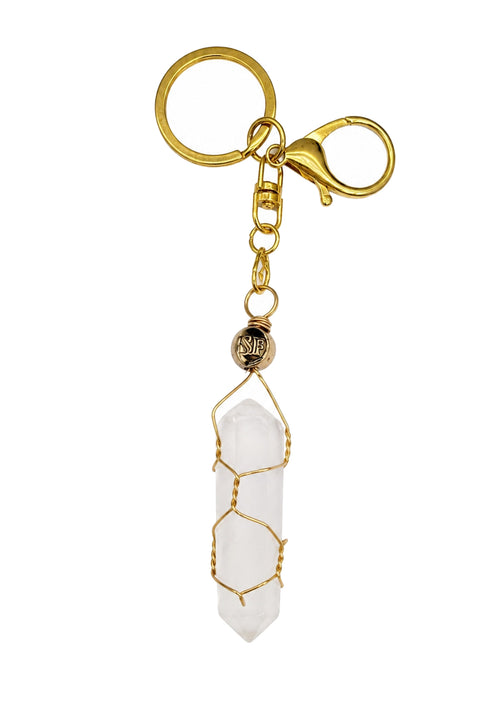 Alessandria Crystal Charm — White