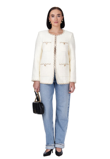 Davoli Cardigan — White