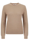 Camel Smooth Crewneck Knit Pullover - view 1
