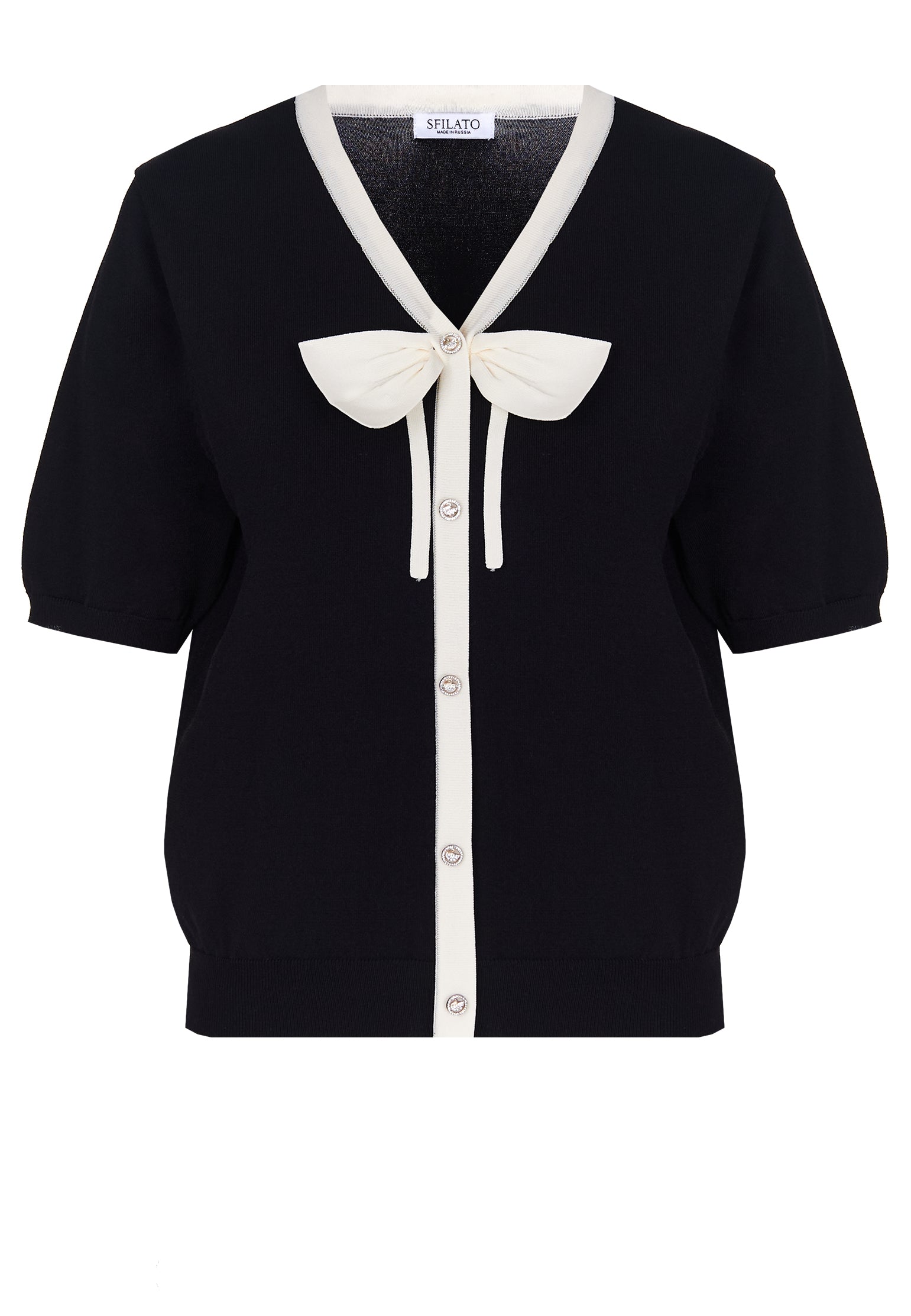 Sfilato Cardigan Kaulonia Cardigan (Sfilato118) — Black