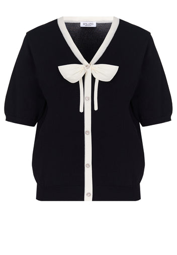 Sfilato Cardigan Kaulonia Cardigan (Sfilato118) — Black
