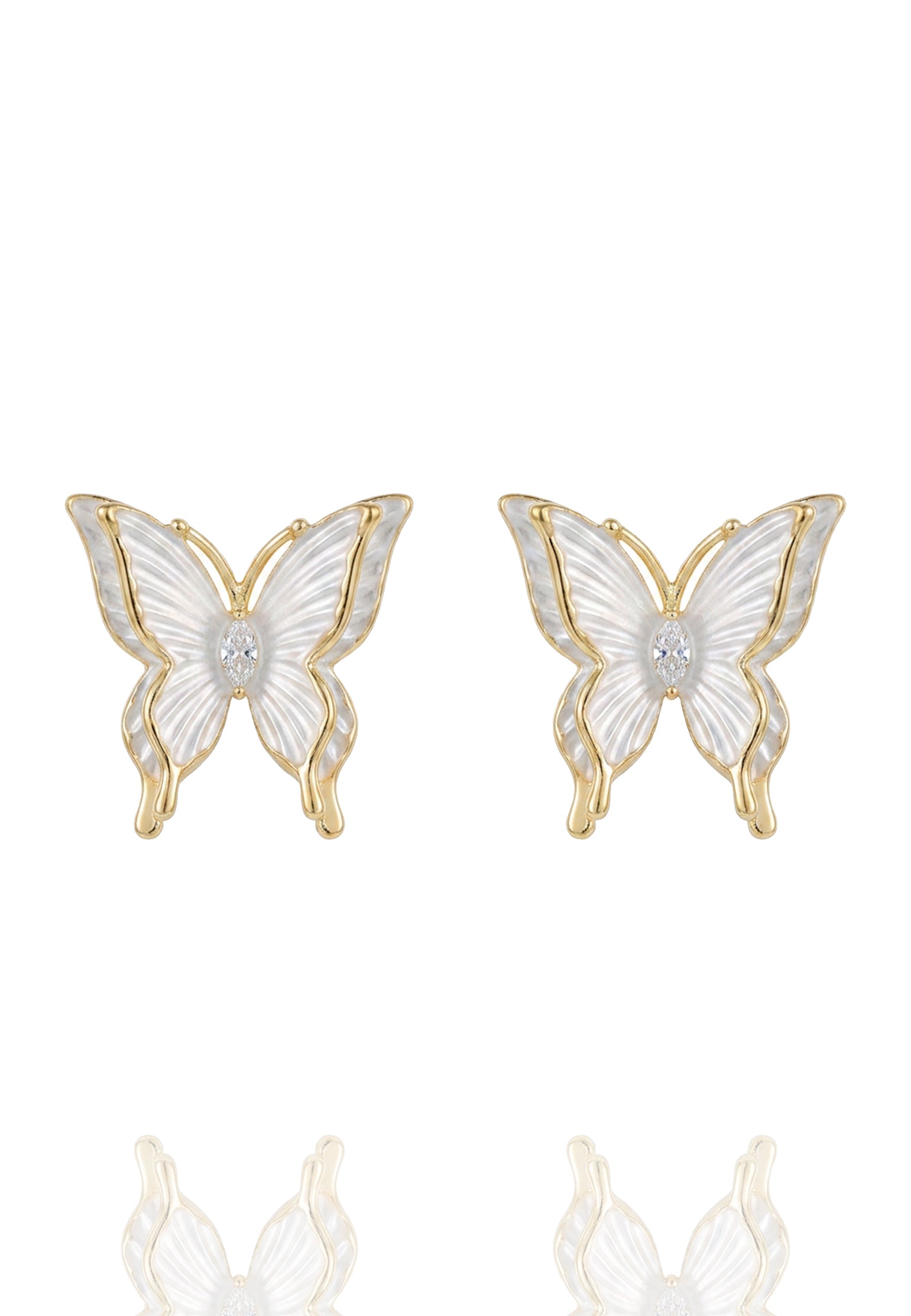 Alserio Earrings — White
