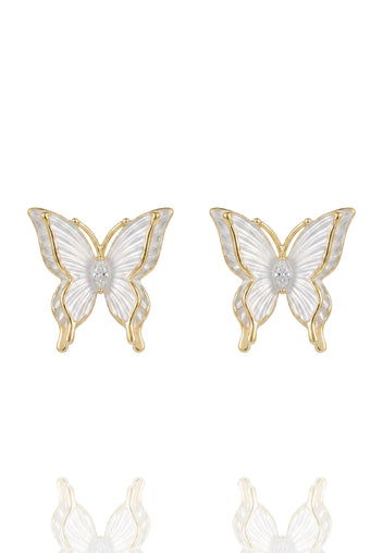 Alserio Earrings — White