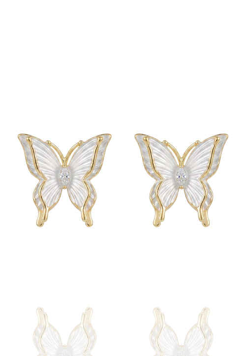Alserio Earrings — White