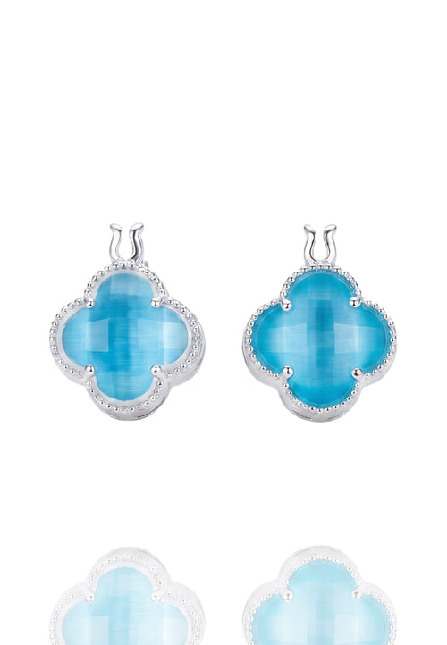 Alfiano Earrings — Light Blue