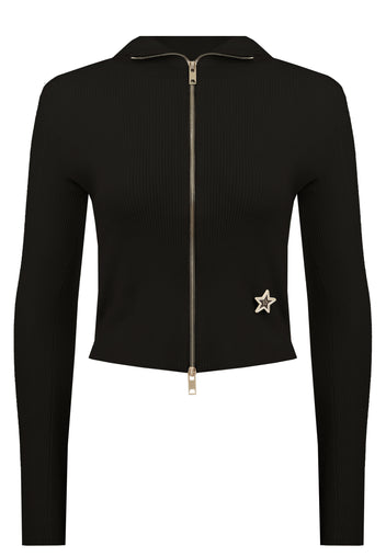 Manta Track Jacket — Black