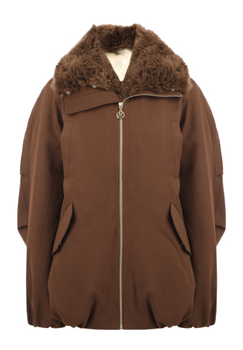 Offagna Down Jacket — Brown