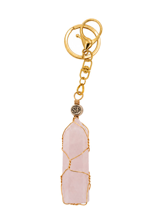 Alessandria Crystal Charm — Pink