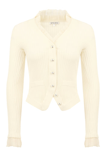 Maniago Cardigan — White