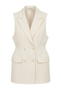 Pellizzano Vest — Ivory