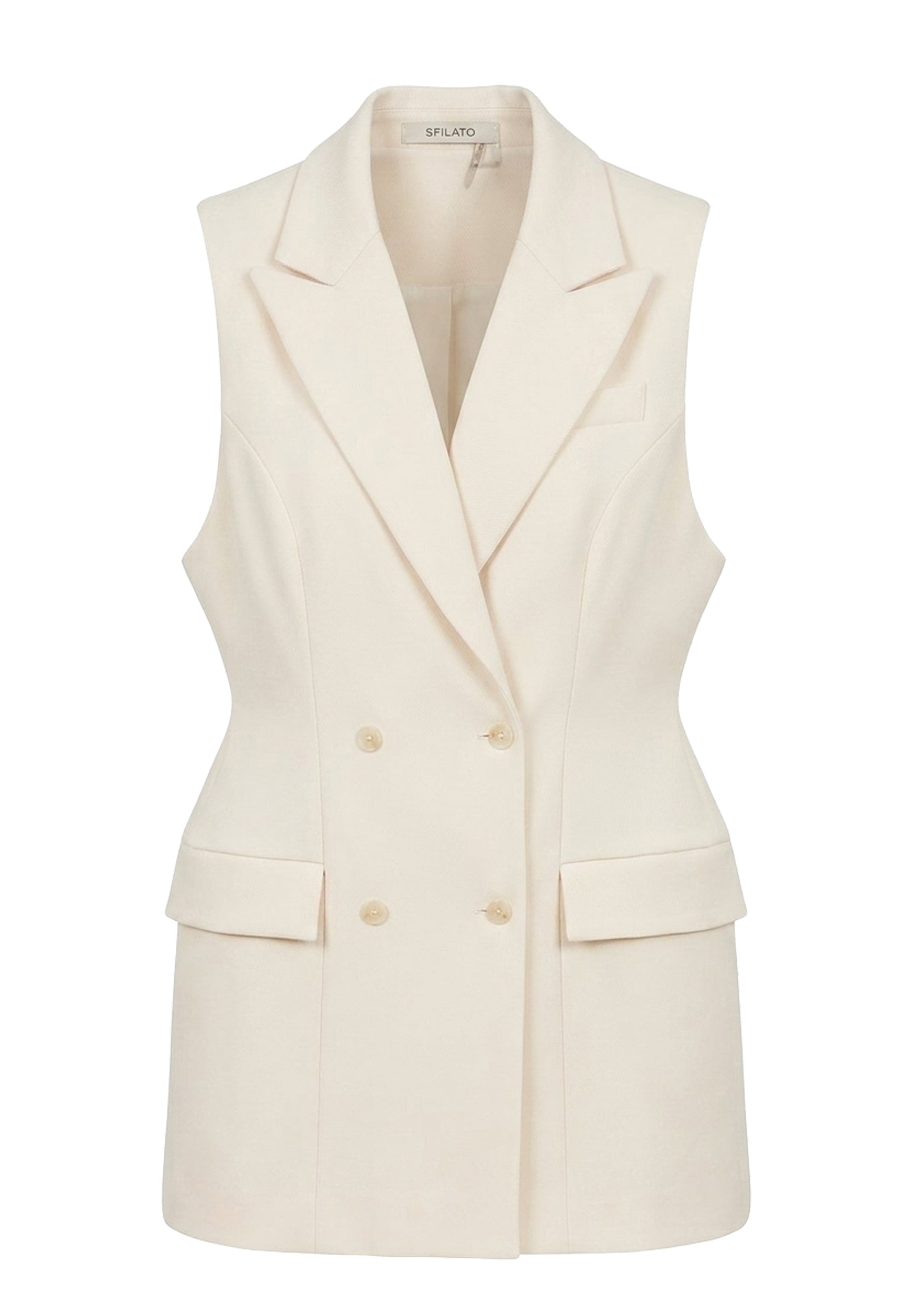 Pellizzano Vest — Ivory