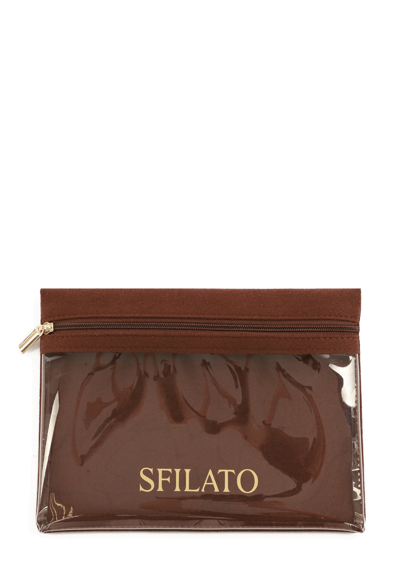 Aquara Cosmetic Bag — Brown