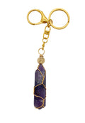 Alessandria Crystal Charm — Purple