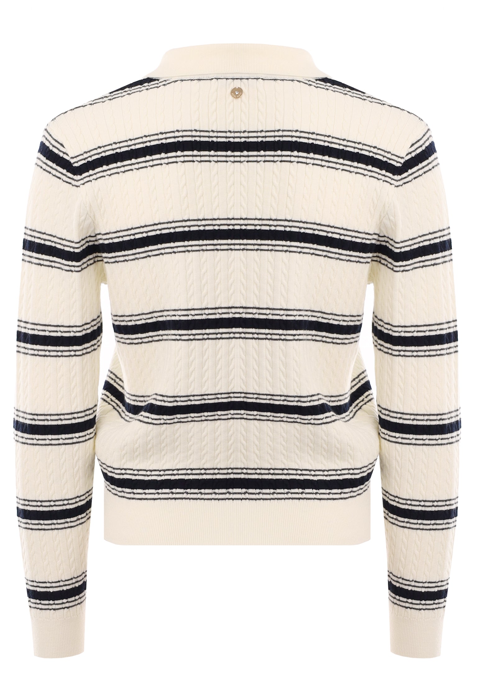 Gray and White Sfilato cardigan - view 3