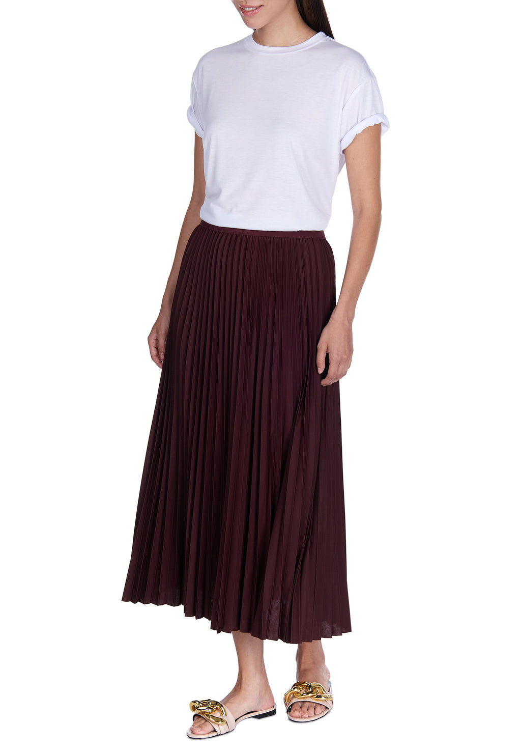 Black Sfilato pleated skirt - view 2