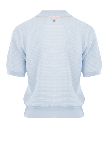 Sky Short-Sleeve Zip Knit Cardigan - view 3