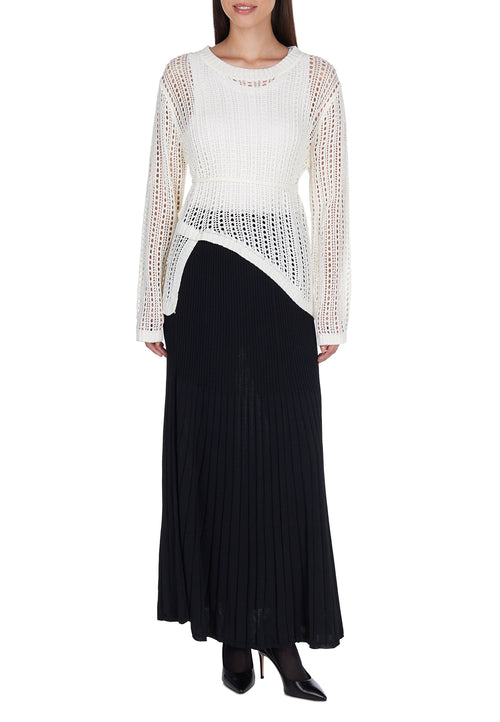 Black and White Sfilato jumper - view 2
