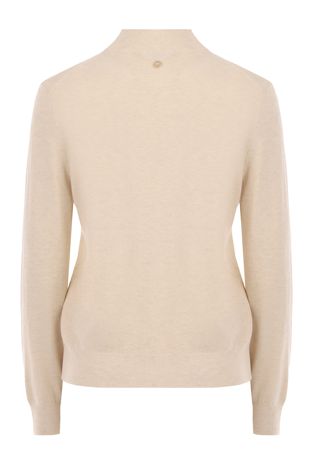 Cream Sfilato turtleneck - view 3