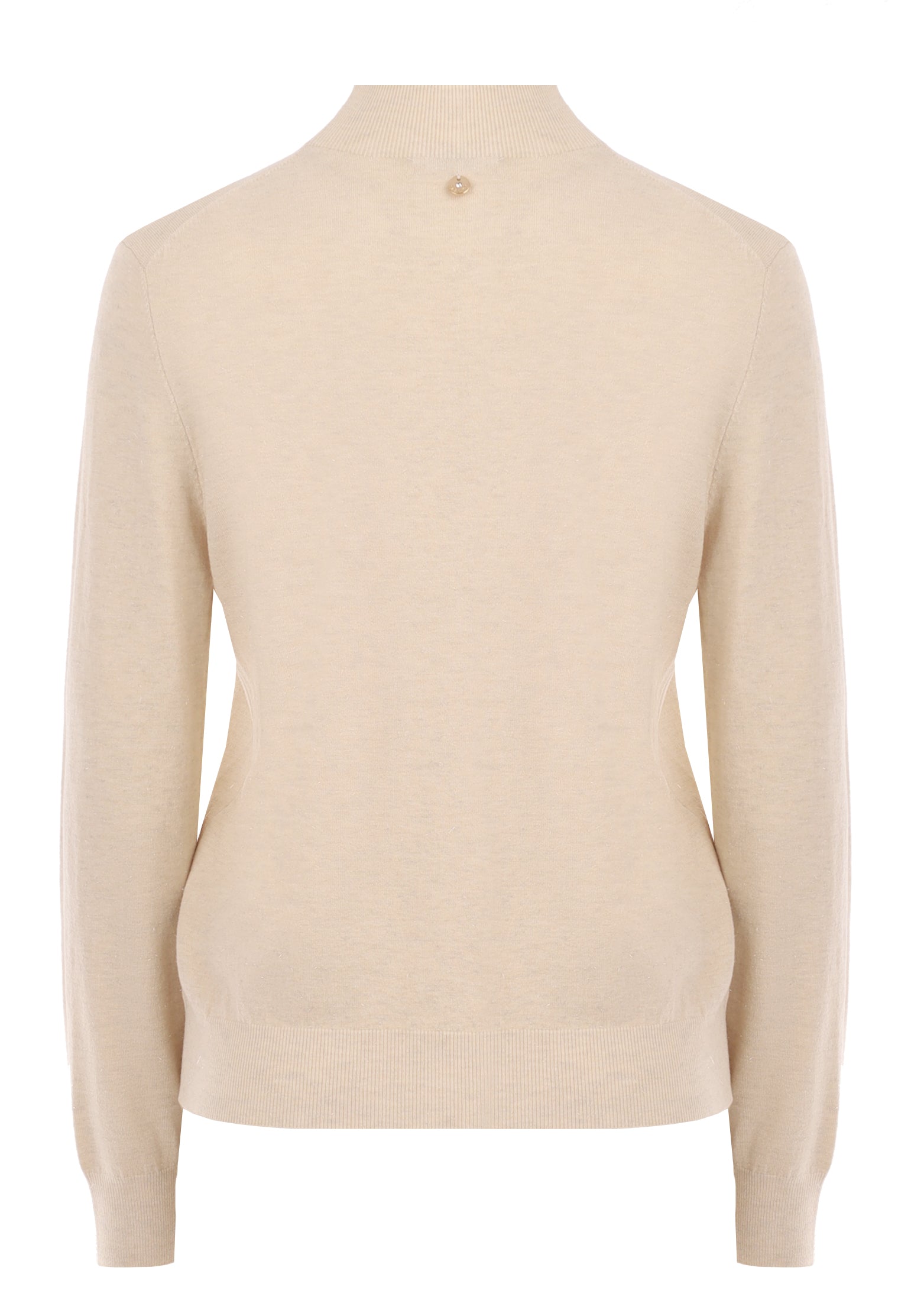 Cream Sfilato turtleneck - view 3