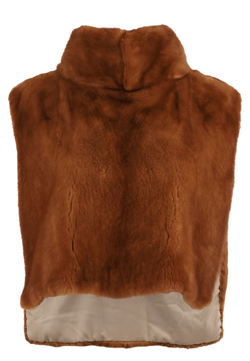 Brown Sfilato vest - view 2