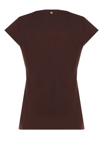 Burgundy Sfilato vest - view 3