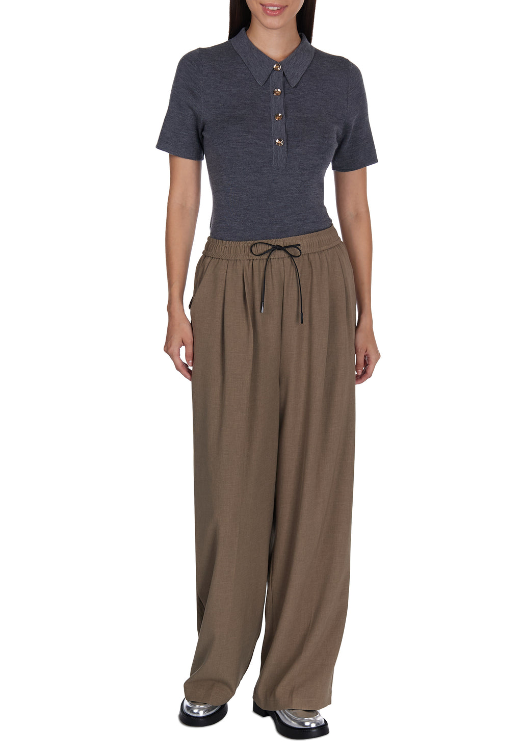 Navy Sfilato polo - view 3