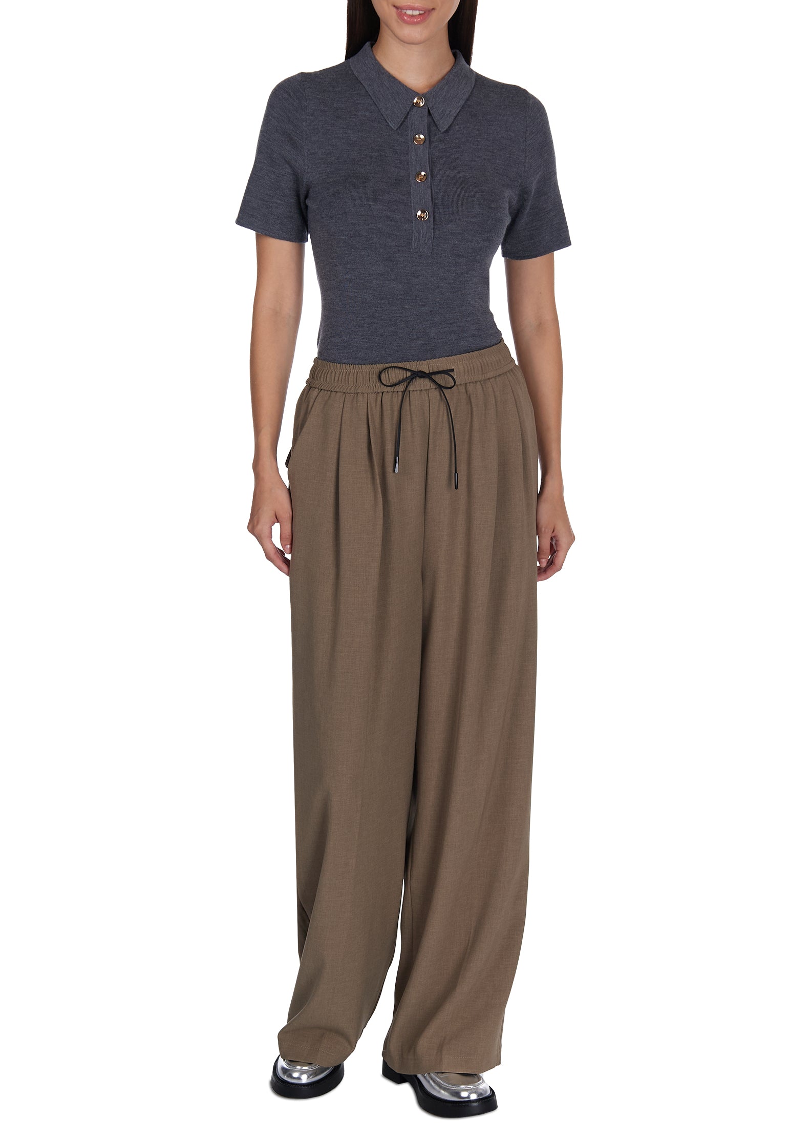 Navy Sfilato polo - view 3