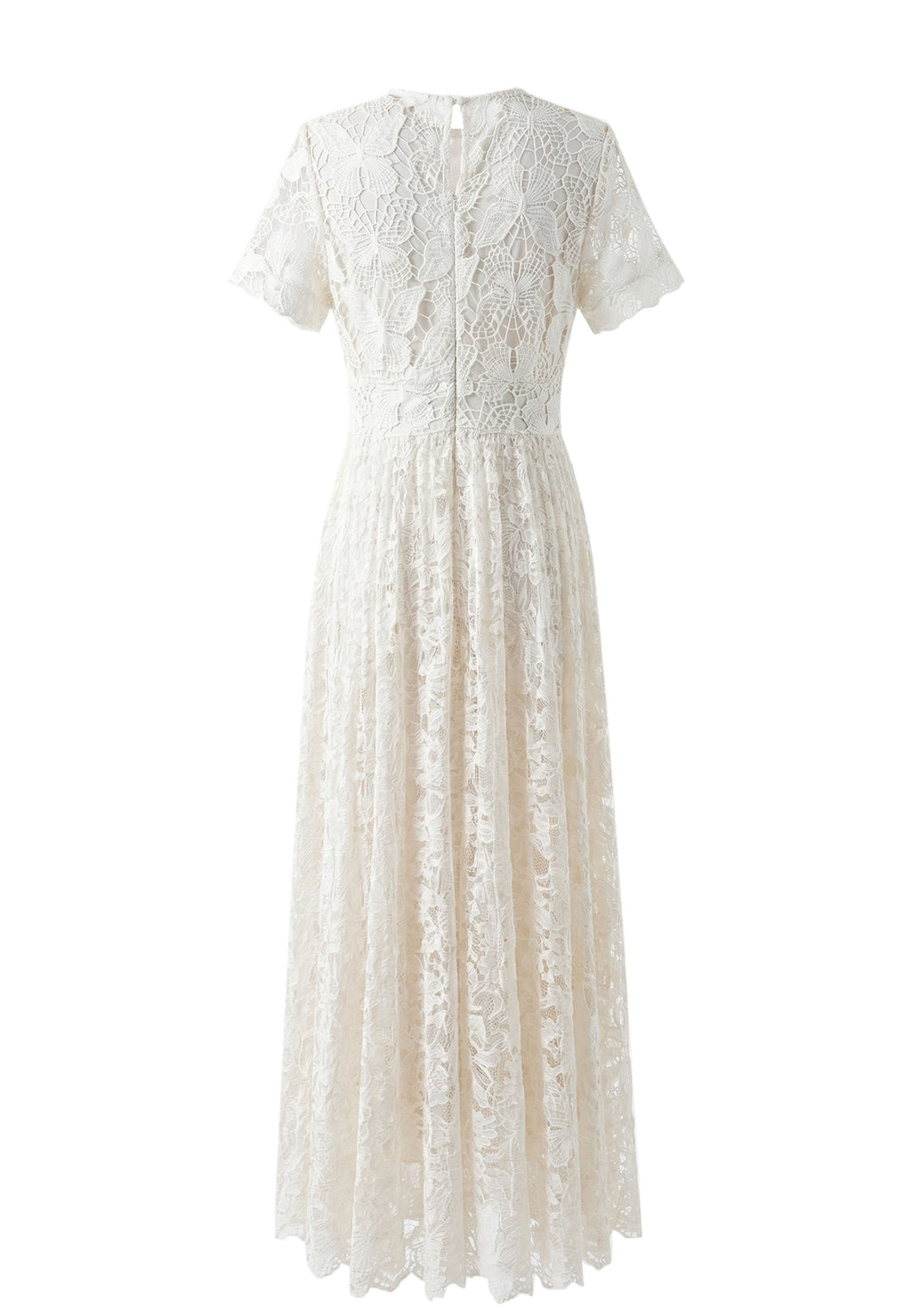 Gray and Beige Sfilato dress - view 3