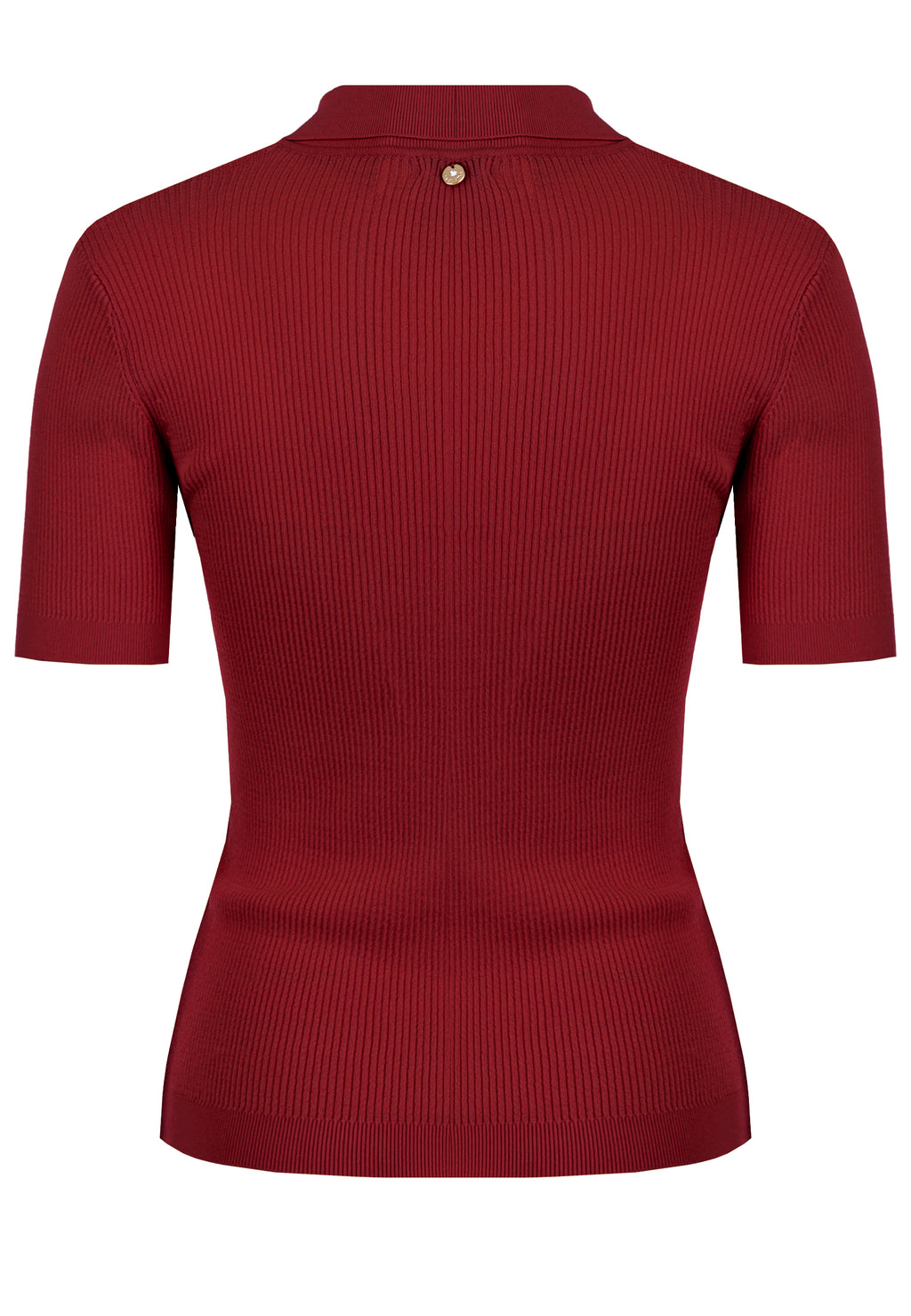 Burgundy Sfilato pullover - view 2