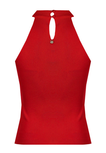 Burgundy Sfilato top - view 2